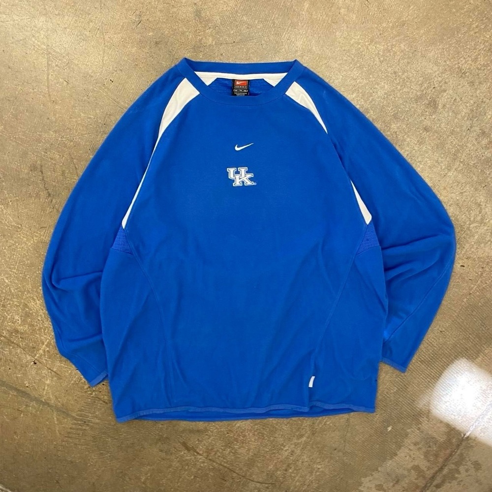 Vintage University Kentucky Wildcats Nike Center Swoosh Therma Fit Sweatshirt XL - Picture 2 of 8